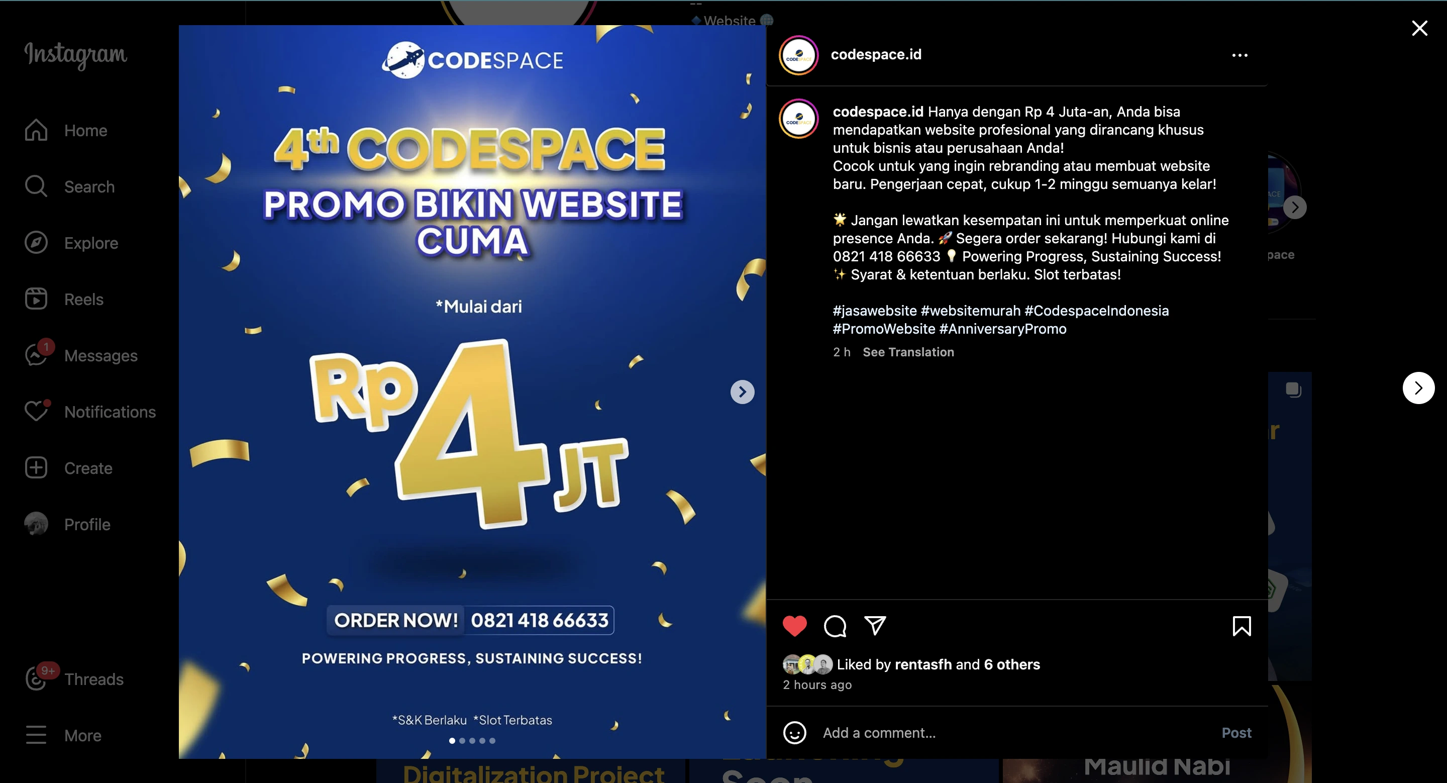 img of Promo Website Profesional: Mulai 4 Jutaan Saja!